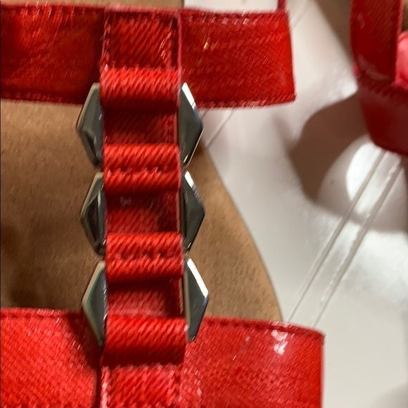 Aerosoles red orange Sandals - size 6.5. MCS0711D - Picture 4 of 6